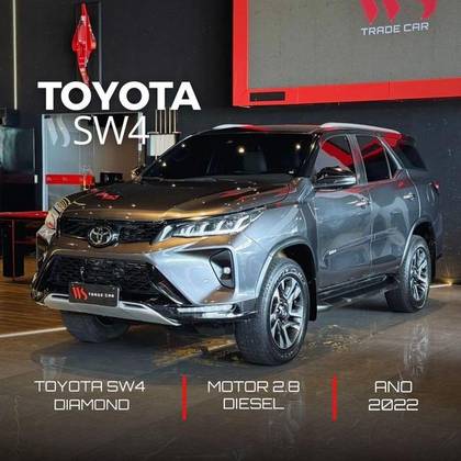 TOYOTA HILUX SW4 2.8 D-4D TURBO DIESEL DIAMOND 7L 4X4 AUTOMÁTICO